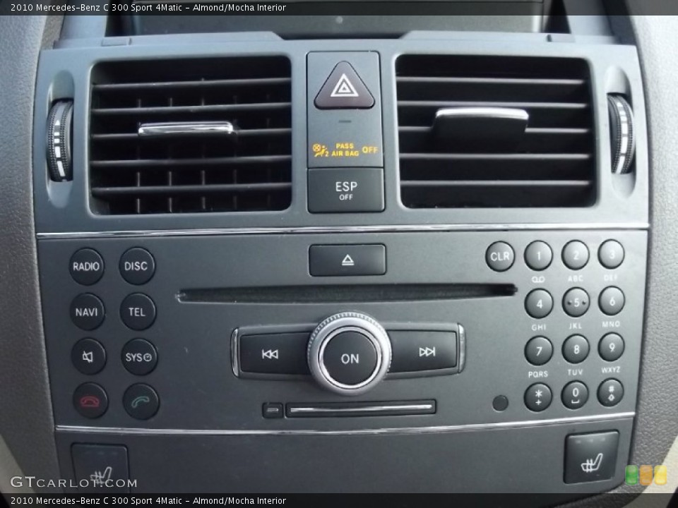 Almond/Mocha Interior Controls for the 2010 Mercedes-Benz C 300 Sport 4Matic #80500499