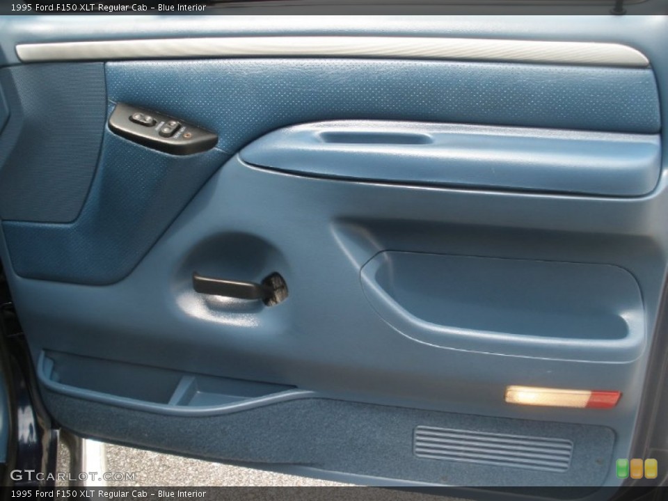 Blue Interior Door Panel for the 1995 Ford F150 XLT Regular Cab #80501682