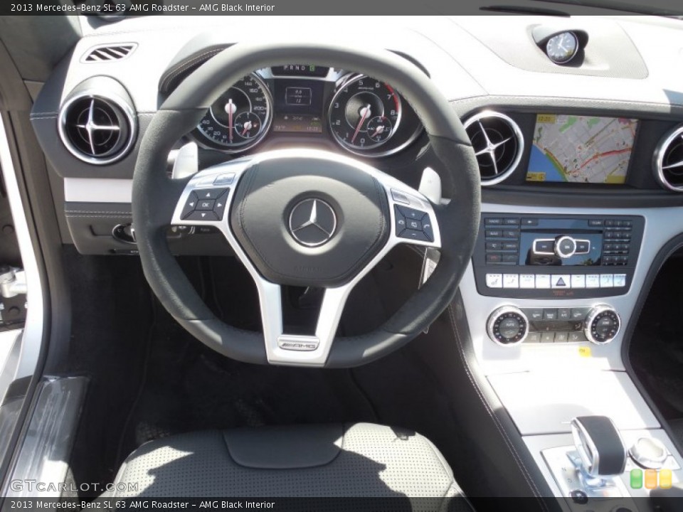 AMG Black Interior Dashboard for the 2013 Mercedes-Benz SL 63 AMG Roadster #80502253