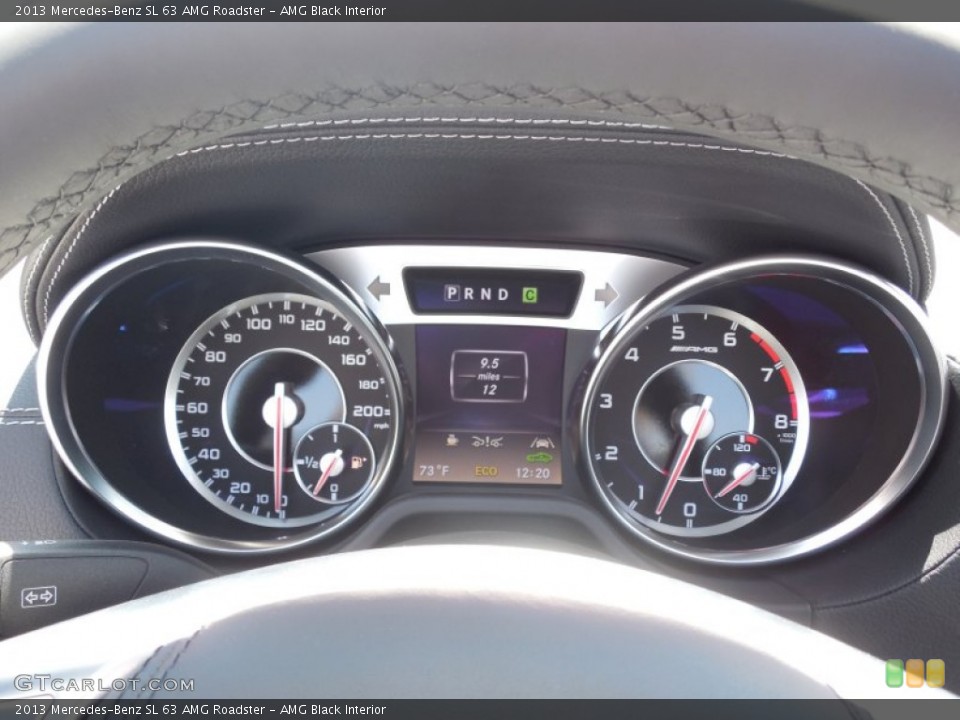 AMG Black Interior Gauges for the 2013 Mercedes-Benz SL 63 AMG Roadster #80502296