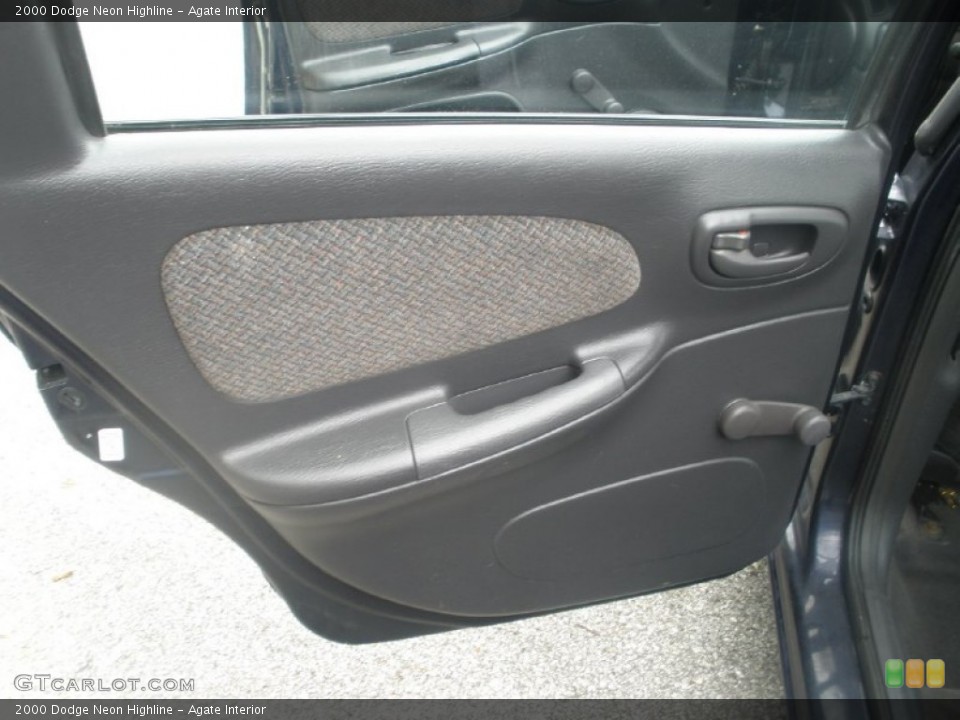 Agate Interior Door Panel for the 2000 Dodge Neon Highline #80502855