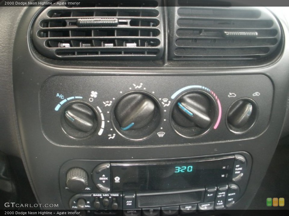 Agate Interior Controls for the 2000 Dodge Neon Highline #80502978