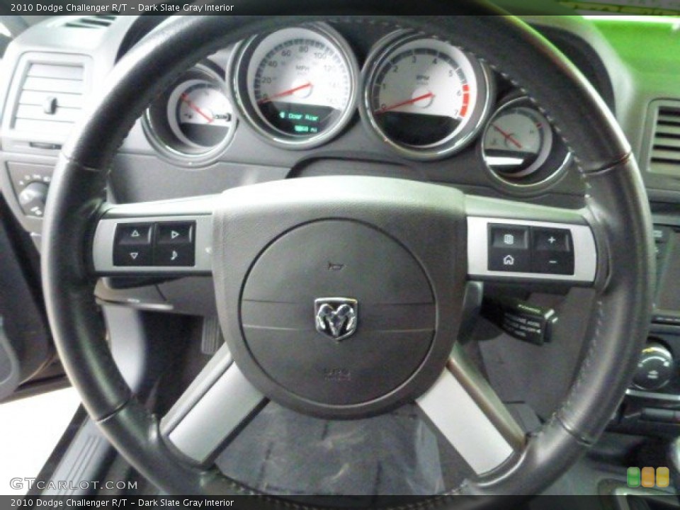 Dark Slate Gray Interior Steering Wheel for the 2010 Dodge Challenger R/T #80503388