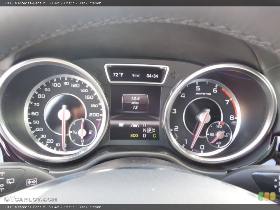 Black Interior Gauges for the 2013 Mercedes-Benz ML 63 AMG 4Matic #80504674