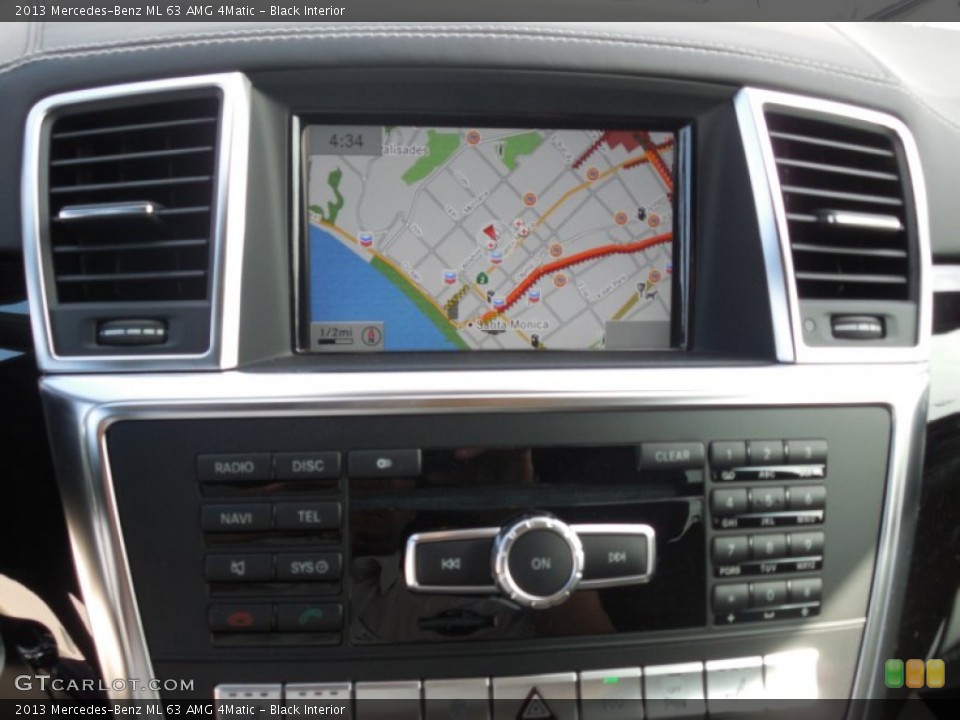 Black Interior Navigation for the 2013 Mercedes-Benz ML 63 AMG 4Matic #80504698