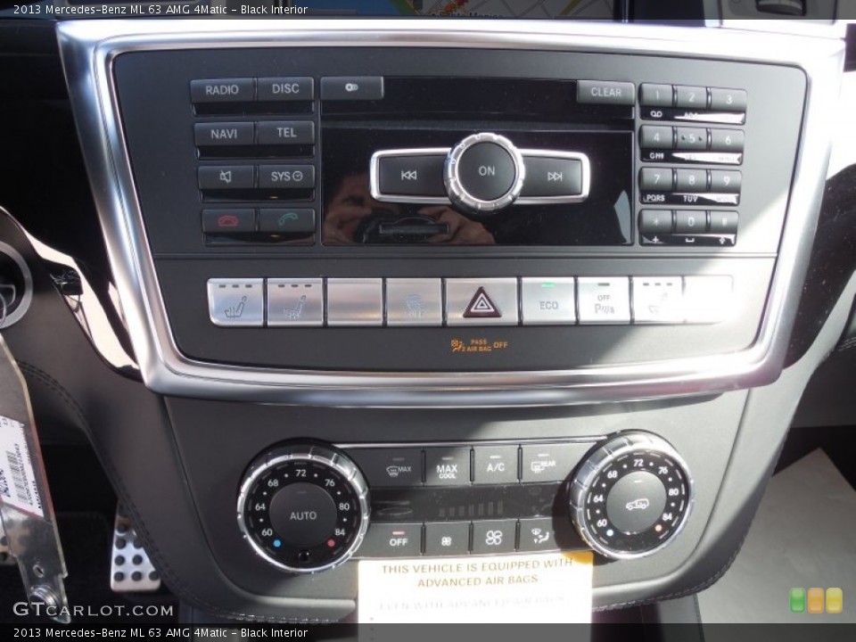 Black Interior Controls for the 2013 Mercedes-Benz ML 63 AMG 4Matic #80504725