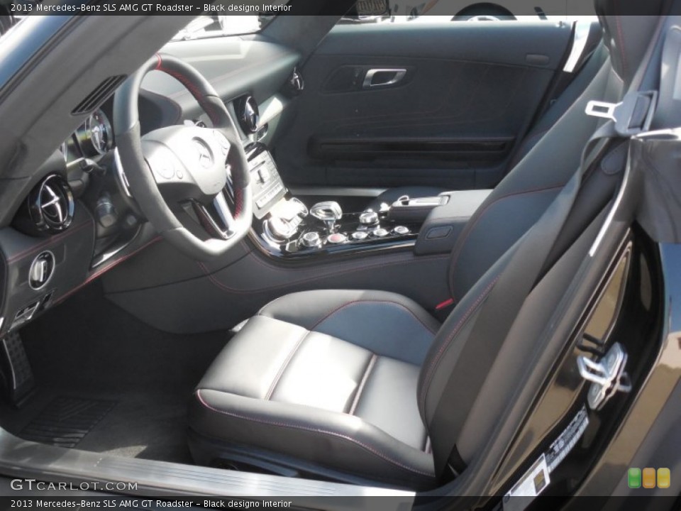 Black designo Interior Photo for the 2013 Mercedes-Benz SLS AMG GT Roadster #80505174