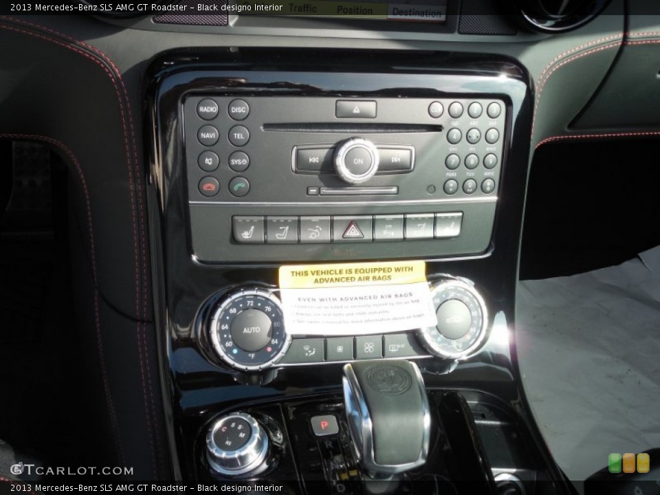 Black designo Interior Controls for the 2013 Mercedes-Benz SLS AMG GT Roadster #80505295