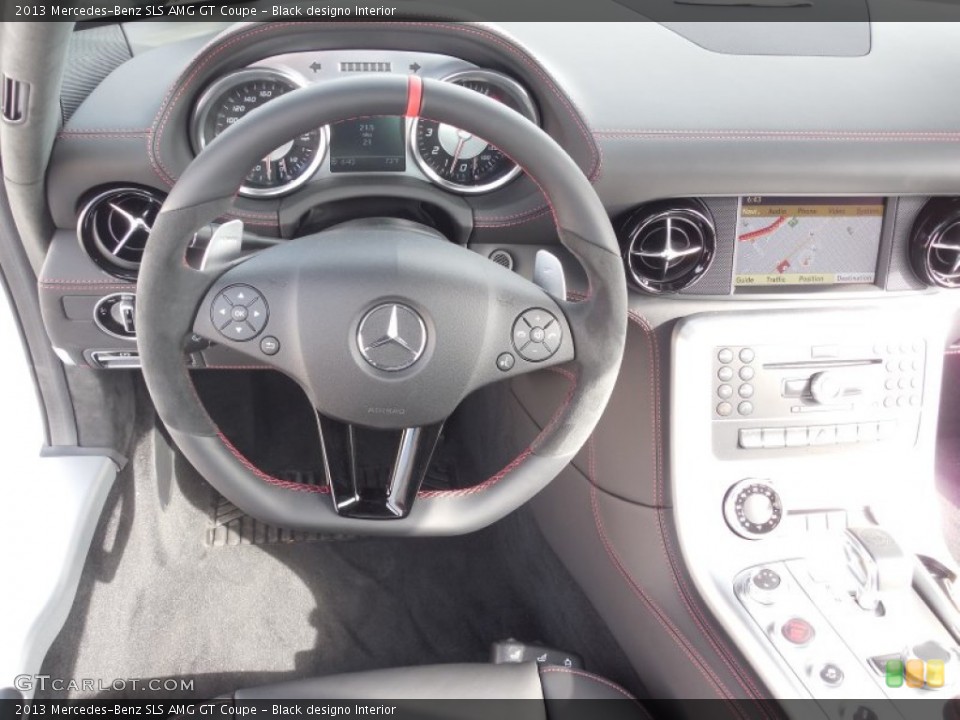 Black designo Interior Dashboard for the 2013 Mercedes-Benz SLS AMG GT Coupe #80505655