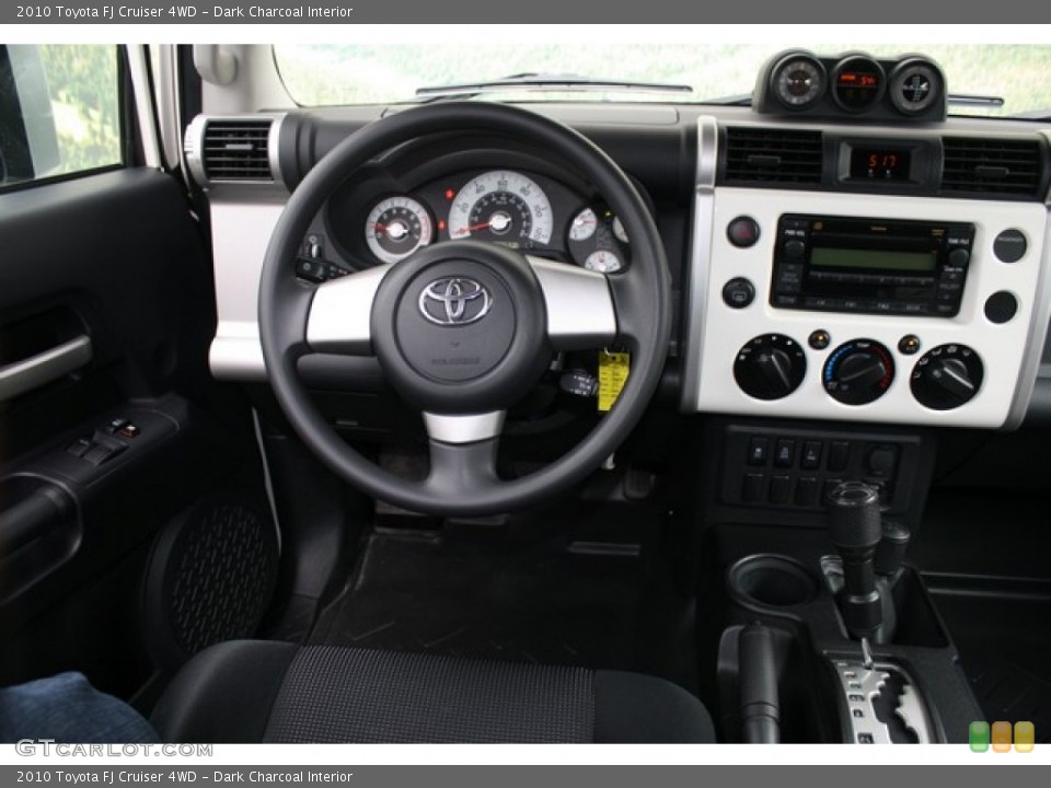 Dark Charcoal Interior Dashboard for the 2010 Toyota FJ Cruiser 4WD #80505664