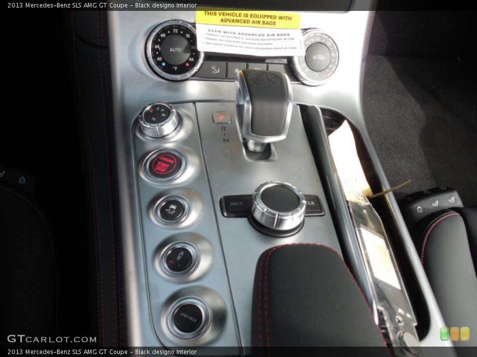 Black designo Interior Transmission for the 2013 Mercedes-Benz SLS AMG GT Coupe #80505802