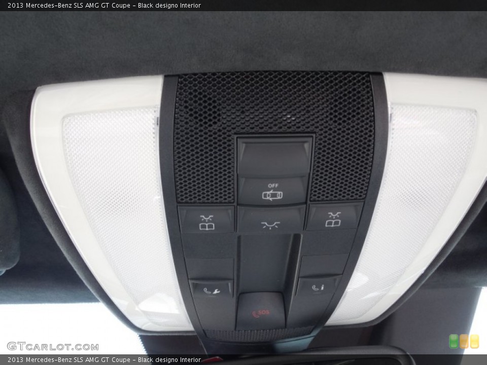 Black designo Interior Controls for the 2013 Mercedes-Benz SLS AMG GT Coupe #80505818