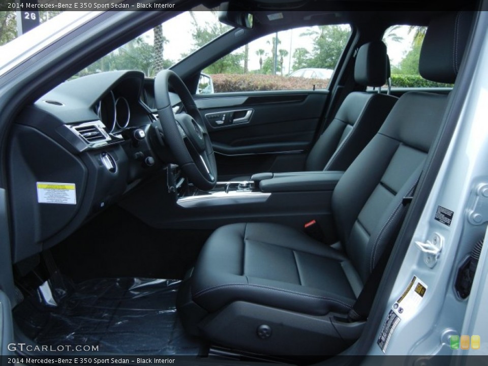 Black Interior Photo for the 2014 Mercedes-Benz E 350 Sport Sedan #80506354