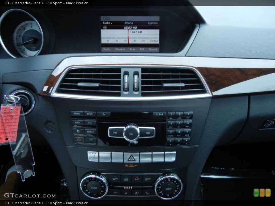 Black Interior Controls for the 2013 Mercedes-Benz C 250 Sport #80508196