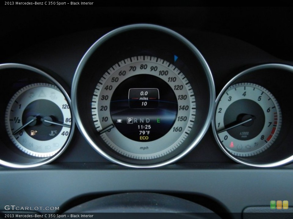 Black Interior Gauges for the 2013 Mercedes-Benz C 350 Sport #80508514