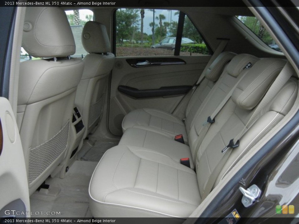 Almond Beige Interior Rear Seat for the 2013 Mercedes-Benz ML 350 4Matic #80509777