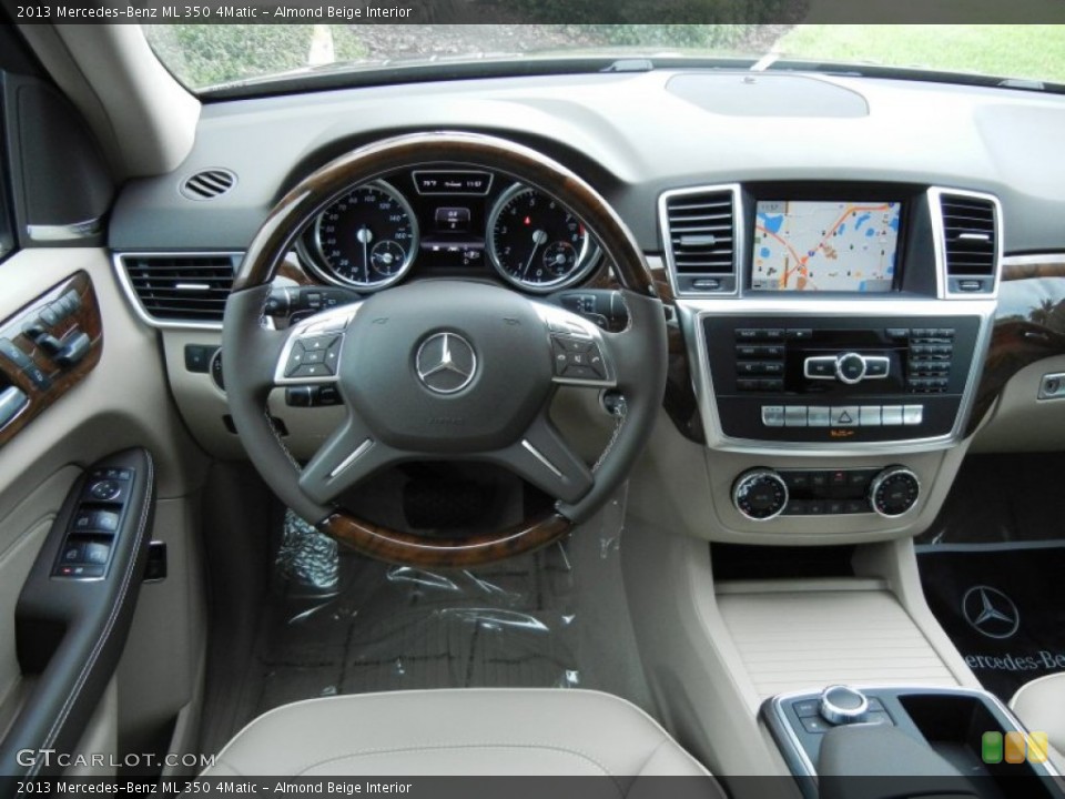 Almond Beige Interior Dashboard for the 2013 Mercedes-Benz ML 350 4Matic #80509822