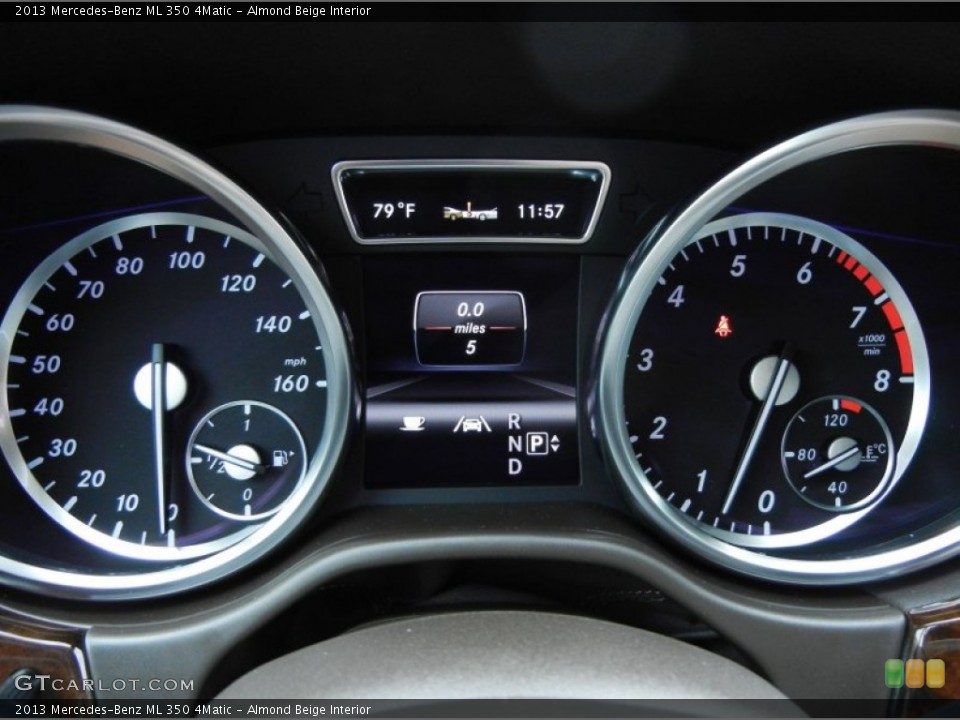 Almond Beige Interior Gauges for the 2013 Mercedes-Benz ML 350 4Matic #80509846