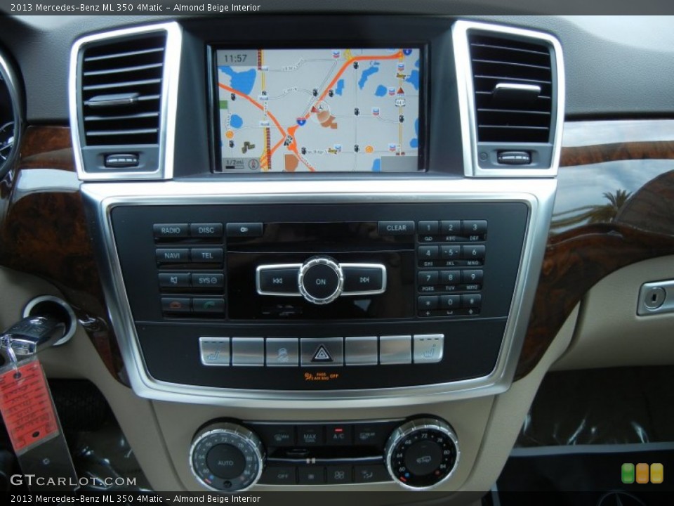 Almond Beige Interior Controls for the 2013 Mercedes-Benz ML 350 4Matic #80509868