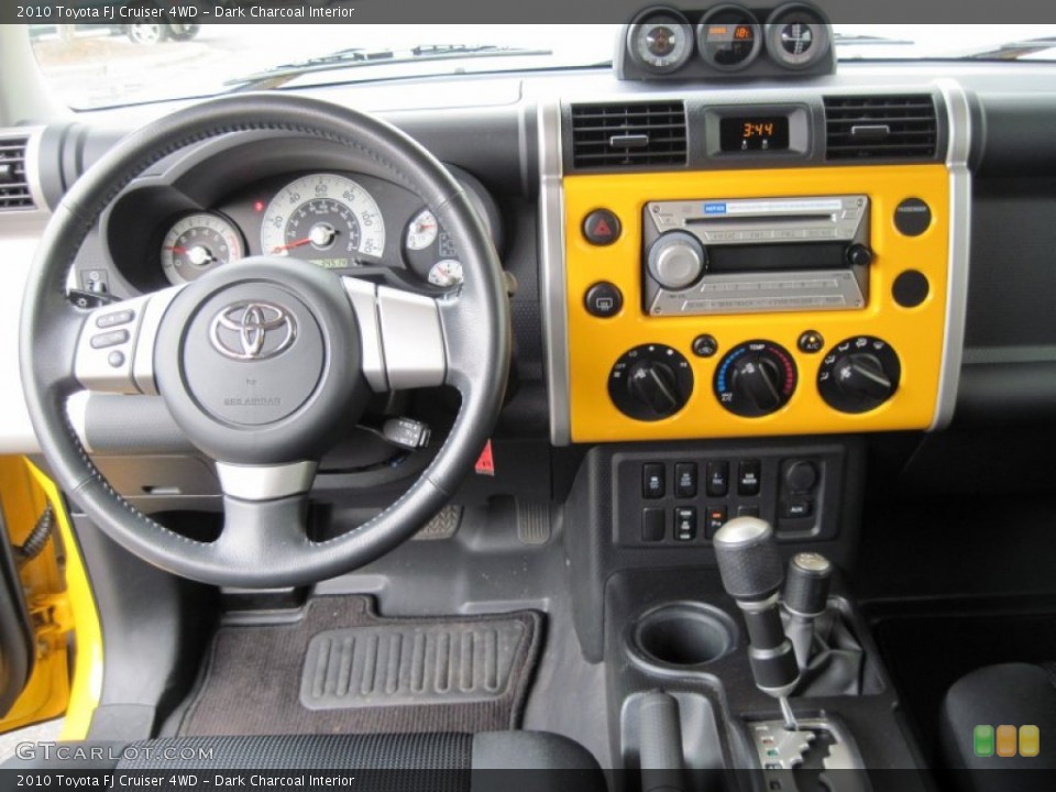 Dark Charcoal Interior Dashboard for the 2010 Toyota FJ Cruiser 4WD #80510473