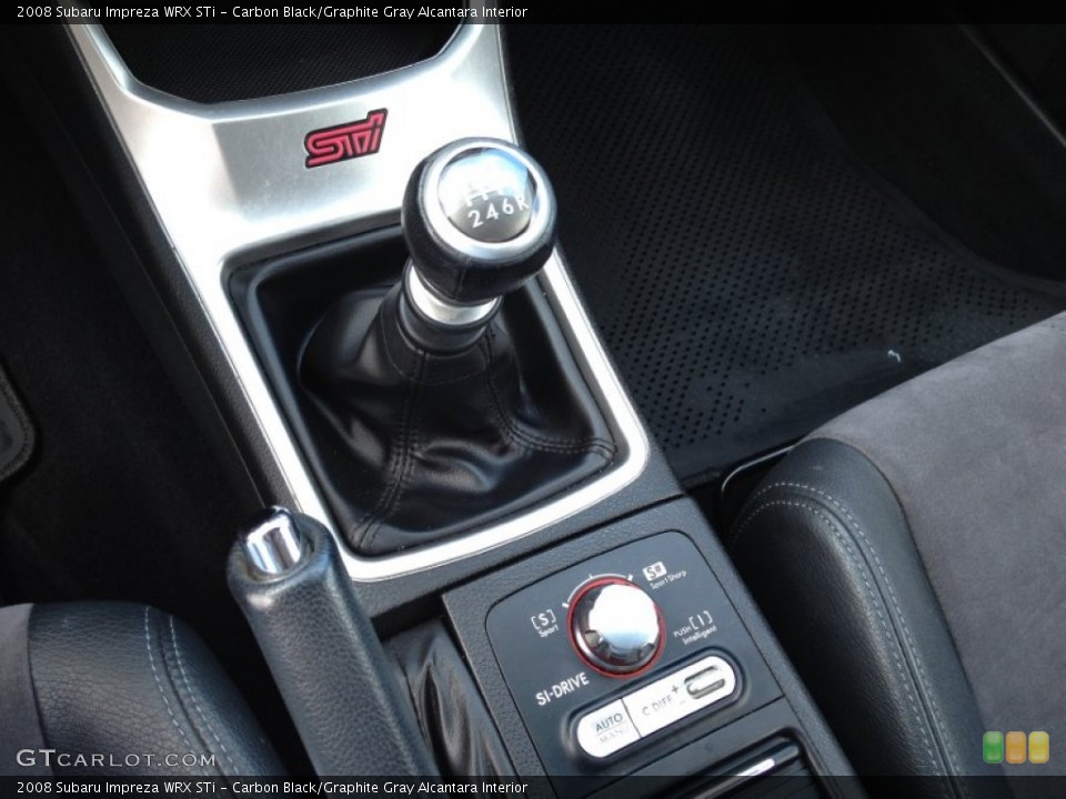 Carbon Black/Graphite Gray Alcantara Interior Transmission for the 2008 Subaru Impreza WRX STi #80510650