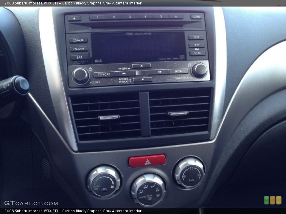 Carbon Black/Graphite Gray Alcantara Interior Controls for the 2008 Subaru Impreza WRX STi #80510670