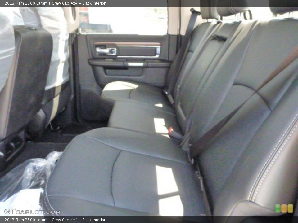 Black Interior Rear Seat for the 2013 Ram 2500 Laramie Crew Cab 4x4 #80512610