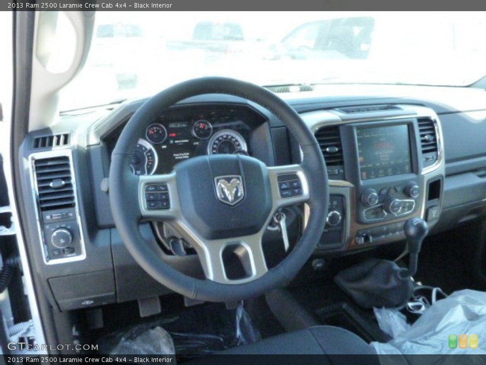 Black Interior Dashboard for the 2013 Ram 2500 Laramie Crew Cab 4x4 #80512634