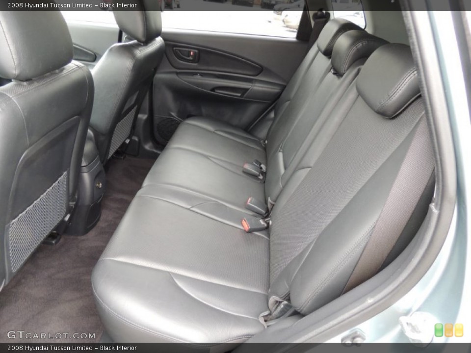 Black Interior Rear Seat for the 2008 Hyundai Tucson Limited #80514539
