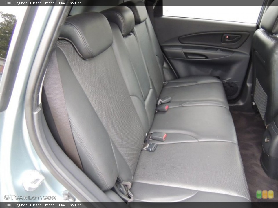 Black Interior Rear Seat for the 2008 Hyundai Tucson Limited #80514640