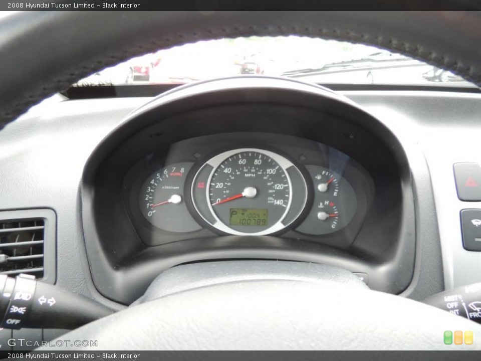 Black Interior Gauges for the 2008 Hyundai Tucson Limited #80514947
