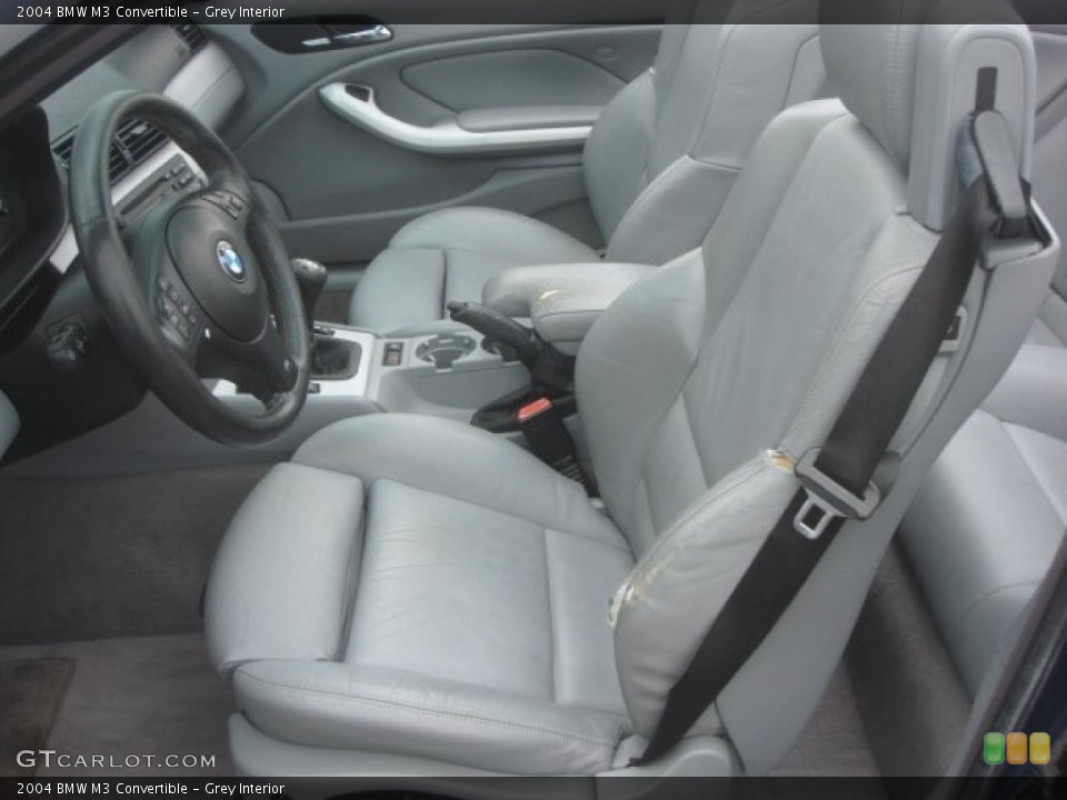 Grey Interior Front Seat for the 2004 BMW M3 Convertible #80515726