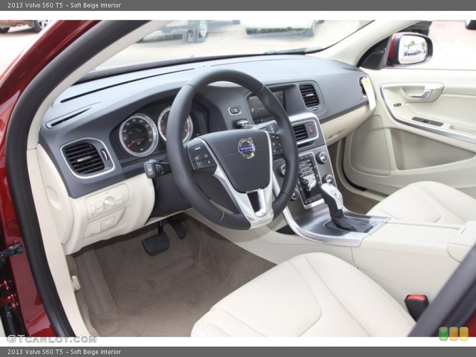 Soft Beige Interior Photo for the 2013 Volvo S60 T5 #80516828