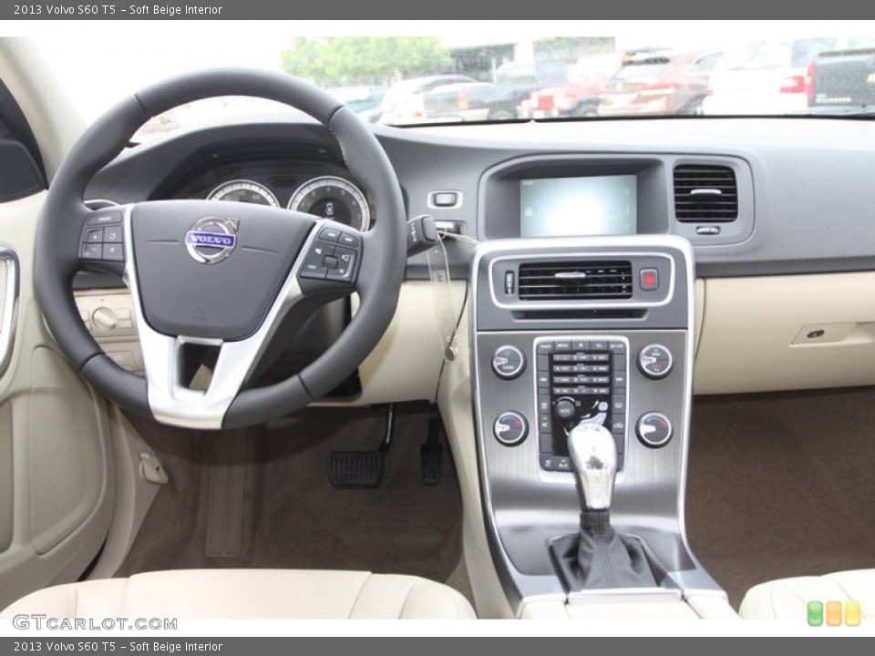 Soft Beige Interior Dashboard for the 2013 Volvo S60 T5 #80516872