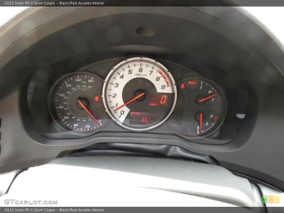 Black/Red Accents Interior Gauges for the 2013 Scion FR-S Sport Coupe #80517078