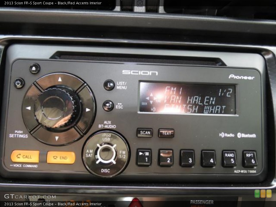 Black/Red Accents Interior Audio System for the 2013 Scion FR-S Sport Coupe #80517098