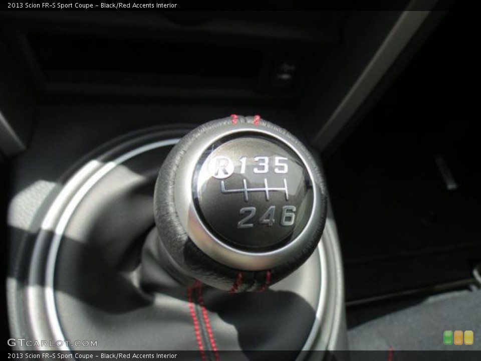 Black/Red Accents Interior Transmission for the 2013 Scion FR-S Sport Coupe #80517139