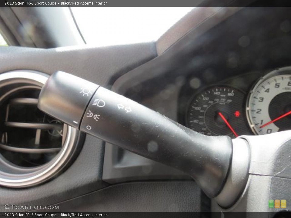 Black/Red Accents Interior Controls for the 2013 Scion FR-S Sport Coupe #80517161