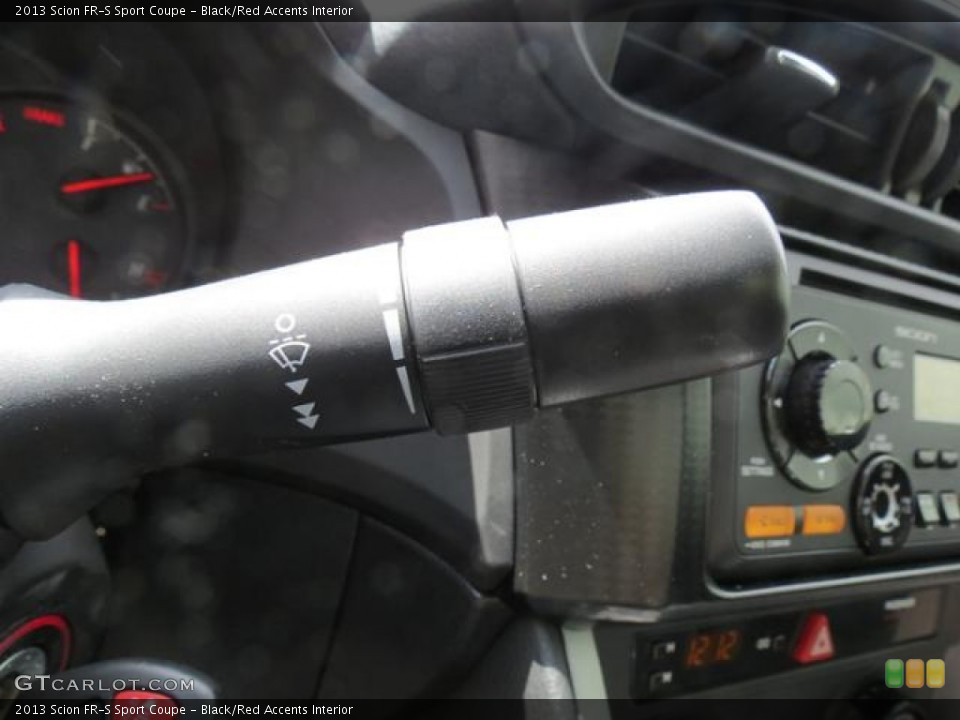 Black/Red Accents Interior Controls for the 2013 Scion FR-S Sport Coupe #80517184