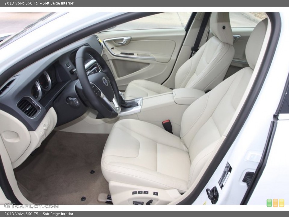 Soft Beige Interior Photo for the 2013 Volvo S60 T5 #80517214