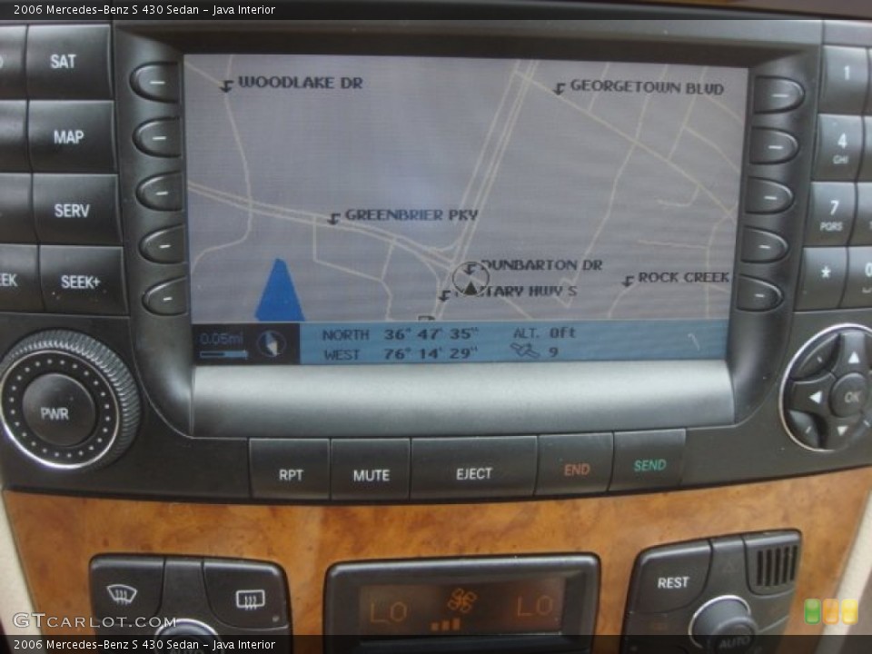 Java Interior Navigation for the 2006 Mercedes-Benz S 430 Sedan #80517327