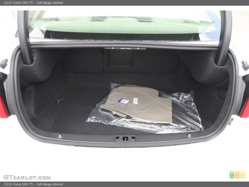 Soft Beige Interior Trunk for the 2013 Volvo S60 T5 #80517334