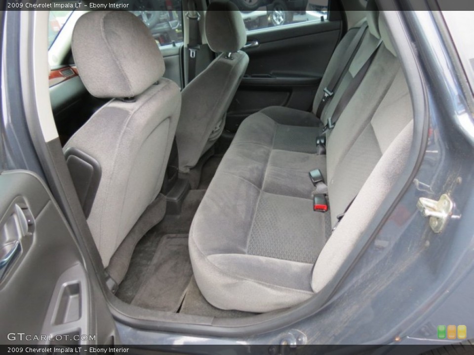Ebony Interior Rear Seat for the 2009 Chevrolet Impala LT #80517610