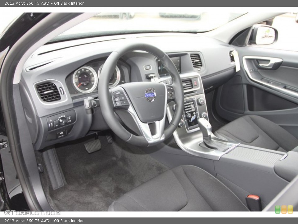 Off Black Interior Photo for the 2013 Volvo S60 T5 AWD #80519116