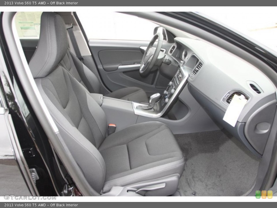 Off Black Interior Front Seat for the 2013 Volvo S60 T5 AWD #80519341