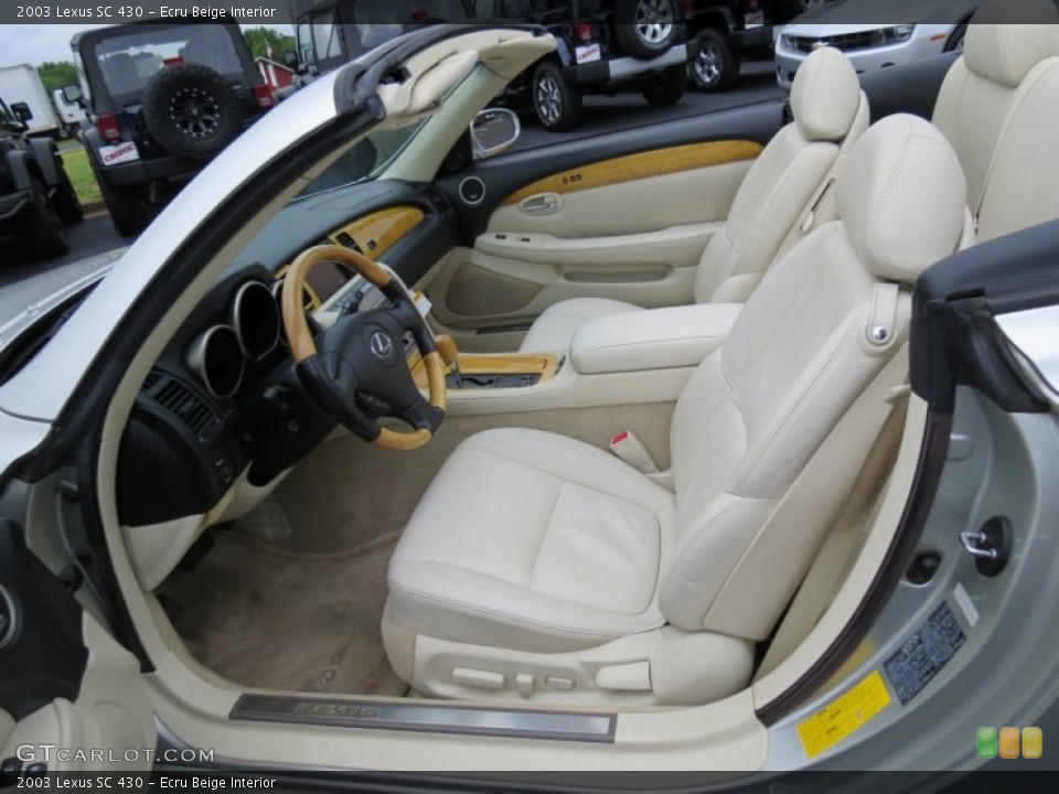 Ecru Beige Interior Photo for the 2003 Lexus SC 430 #80519344