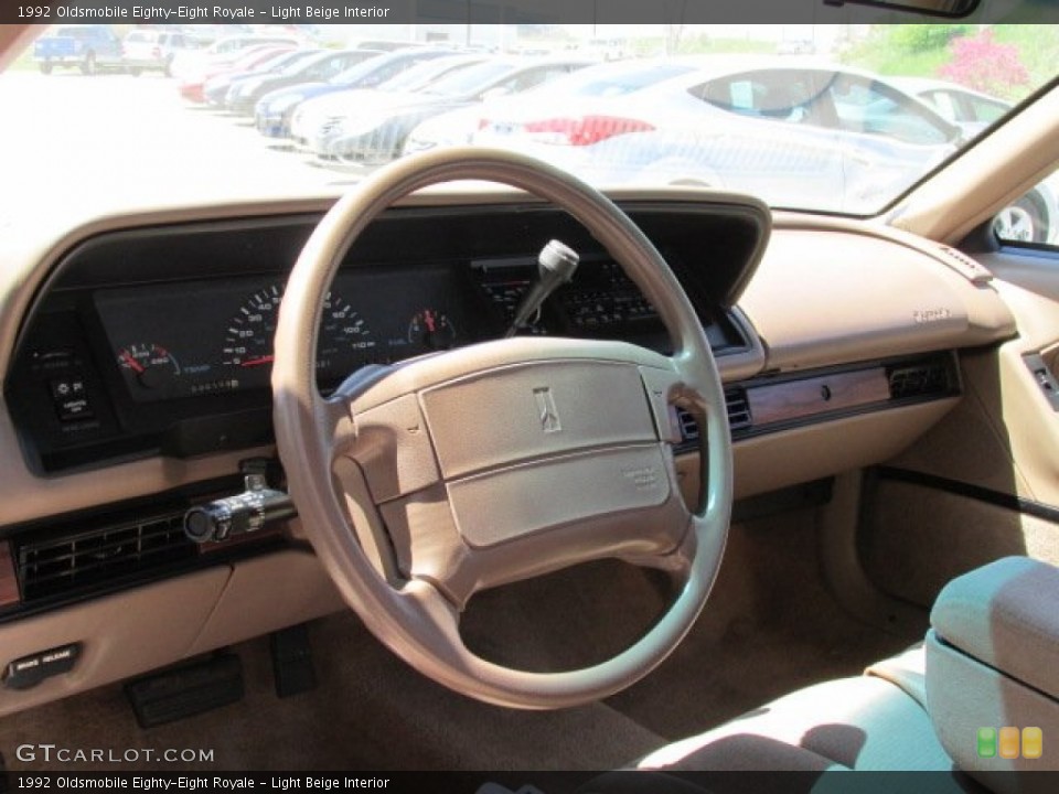 Light Beige Interior Dashboard for the 1992 Oldsmobile Eighty-Eight Royale #80519757