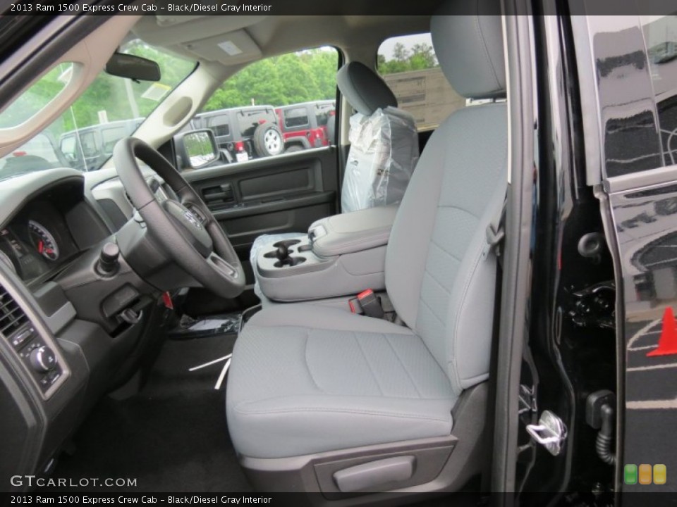 Black/Diesel Gray Interior Photo for the 2013 Ram 1500 Express Crew Cab #80521275
