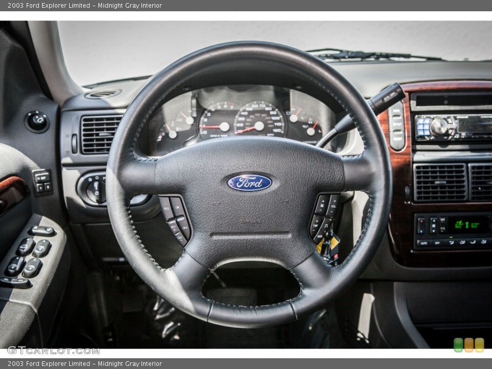 Midnight Gray Interior Steering Wheel for the 2003 Ford Explorer Limited #80521855