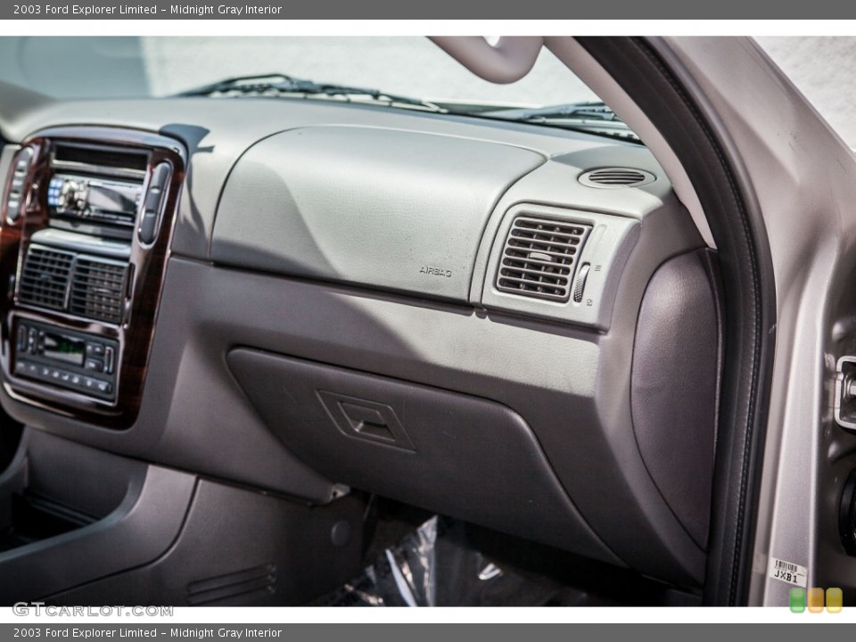 Midnight Gray Interior Dashboard for the 2003 Ford Explorer Limited #80522064